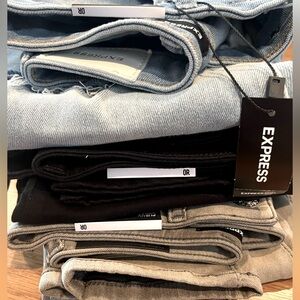 Express Jeans Curvy Mid-rise Size 0 Lot (ALL NWT)
